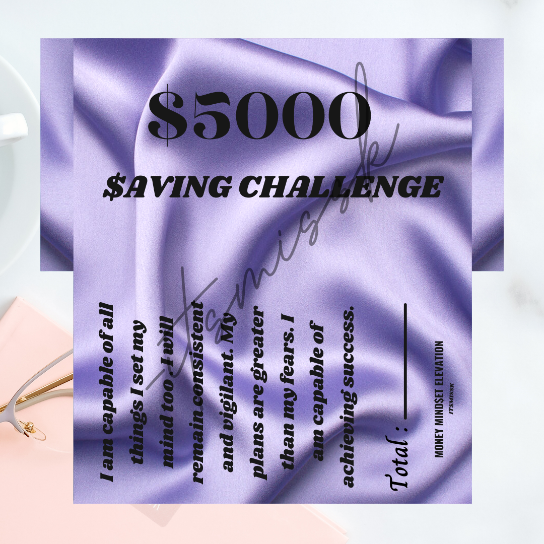 $5000 SAVING CHALLENGE